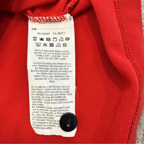 Puma Scuderia Ferrari Race Men's Polo Shirt M Red Chest Pocket Logo Collar - Picture 12 of 14